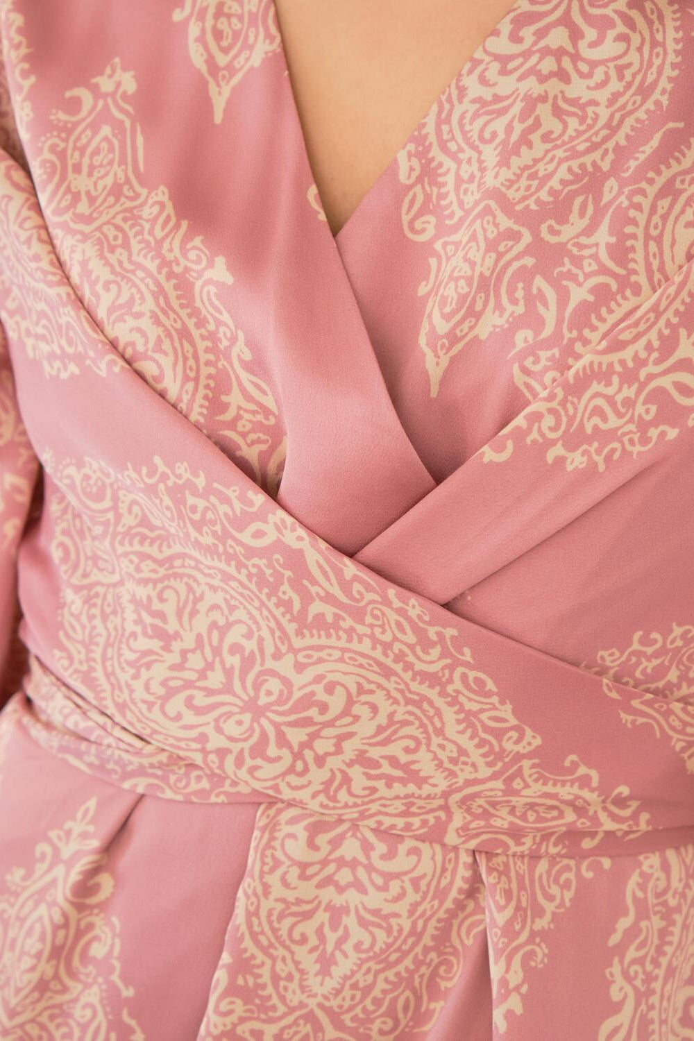 Bretti Paisley Drop kjole - Evening Rose